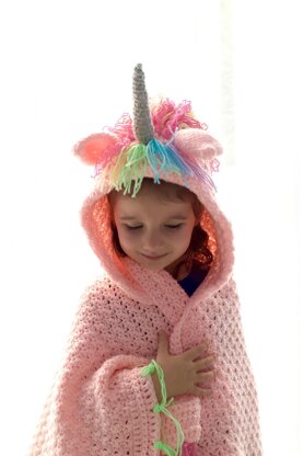 Hooded Unicorn Blanket