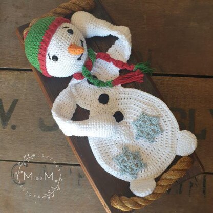 Melly Teddy Ragdoll Snowman Family