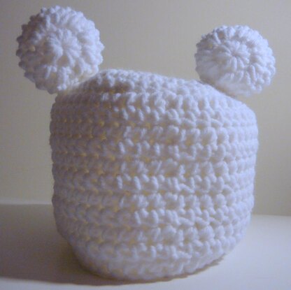 Polar Bear Hat - Newborn to Adult