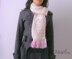 Heart Scarf with fringes in 2 colors_ L06