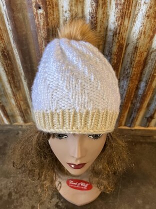 Spiral Ribbed Hat -- a loom knit pattern