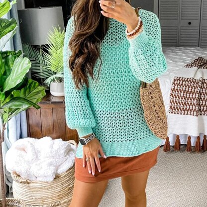 Mint to V Pullover
