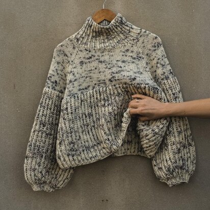 White sheep sweater - knitting pattern