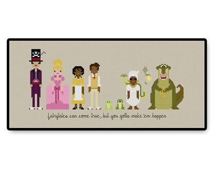 Princess and the Frog - PDF Cross Stitch Pattern