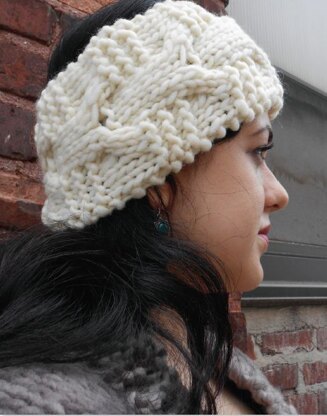 Huron Headband in Tahki Yarns Donegal Tweed
