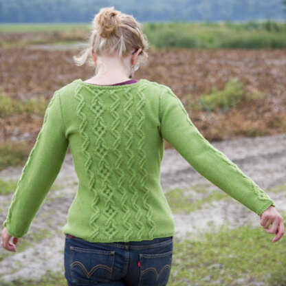 WEBS DIR09 Changing Tack by Fiona Ellis - Jumper Knitting Pattern for Women in Valley Yarns Brimfield