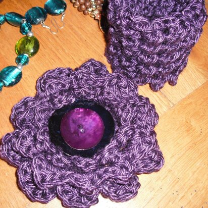 Rose corsage cuff