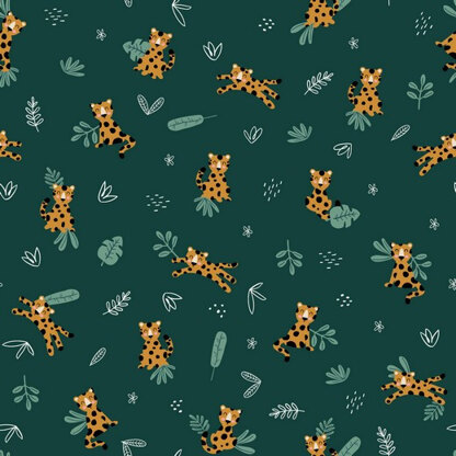 Poppy Fabrics - Sweet Leopard Jersey