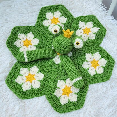 Froggy The Frog Lovey Baby Comforter