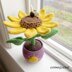 Bumble Blossom Sunflower Amigurumi Crochet Pattern