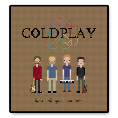 Coldplay - PDF Cross Stitch Pattern