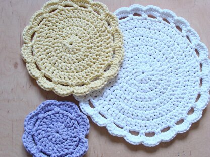 Flower Coasters