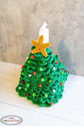 Christmas Tree Tissue Box Cover