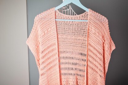 Jasmine Coral Cardigan