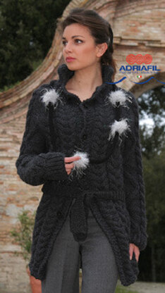 Nereo Jacket in Adriafil New Zealand Solids - Downloadable PDF