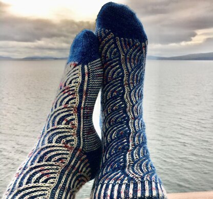 Briny Path Socks