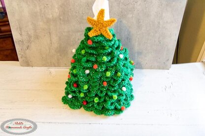 Christmas Tree Tissue Box Cover