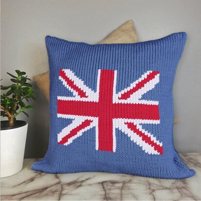 Intarsia - Union Jack Chart & Cushion Cover