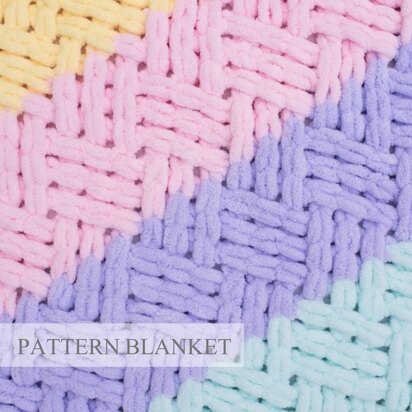 Triple Weave Blanket Pattern - knitting pattern