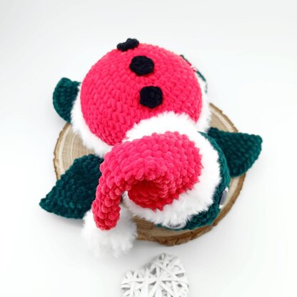 Amigurumi turtle Christmas