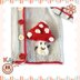 Fun Guy Mushroom Plaid Cardigan