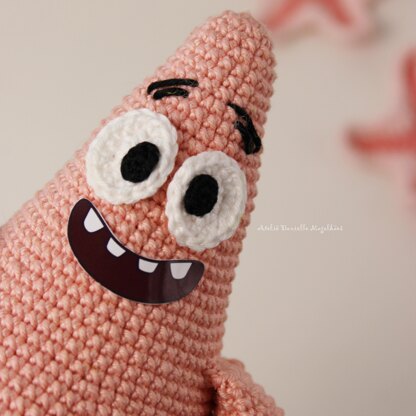 Starfish Shenanigans Amigurumi Pattern – Chibi Pink Star Plush | Cute Crochet PDF Pattern
