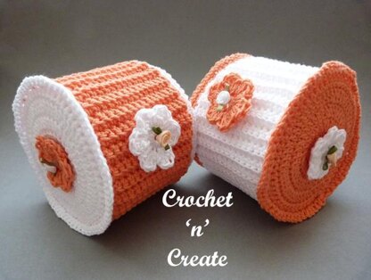 Crochet Bathroom Toilet Tissue Cover