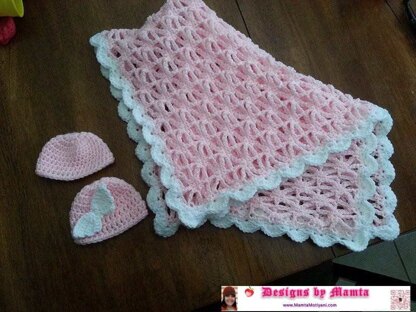 Easy Crochet Baby Blanket Pattern For Newborn Babies Spider Stitch