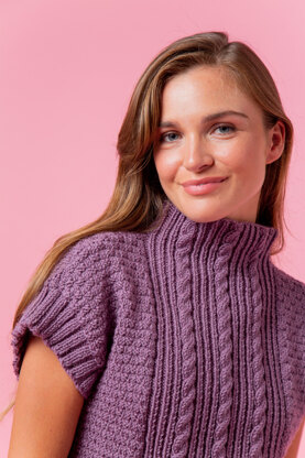 Snug Season Sweater Vest - Free Slipover Knitting Pattern for Women in  Paintbox Yarns Wool Blend Worsted - Downloadable PDF | LoveCrafts