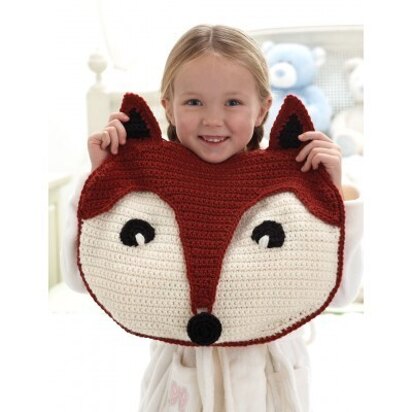 Foxy PJ Pillow in Bernat Super Value