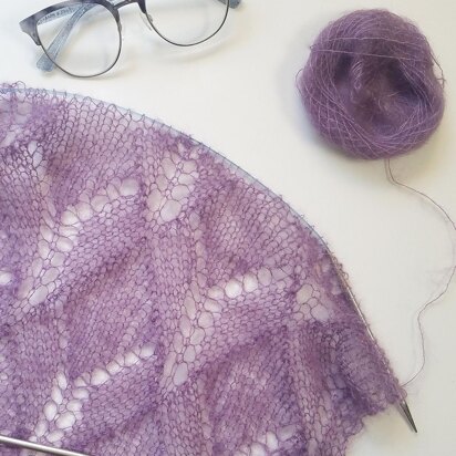 #306 Amethyst Shawl