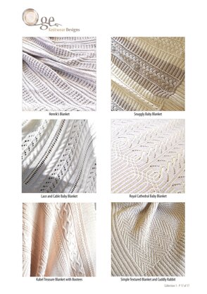 OGE Knitwear Designs Baby Heirloom Blankets - Collection 1 eBook