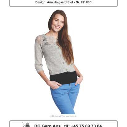 Summer Cardigan in BC Garn Baby Alpaca - 2314BC - Downloadable PDF