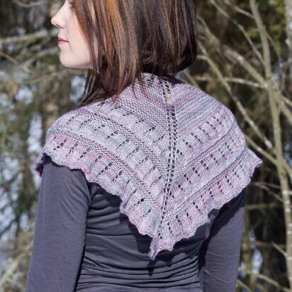 Moondust shawl - knitting pattern