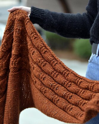 Honey Rye Shawl