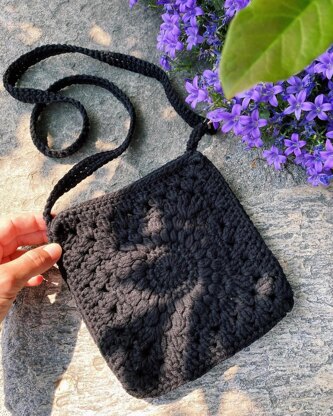 Sunflower bag online crochet