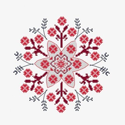 Christmas Cross Stitch Pattern Ornaments, Small Winter Pattern for