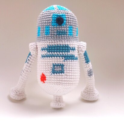 R2D2 STAR WARS -  amigurumi pattern