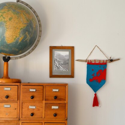 Mini Map Wall Hangings