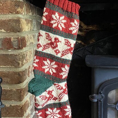 Festive Christmas Stocking