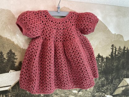 Baby dress Raspberry