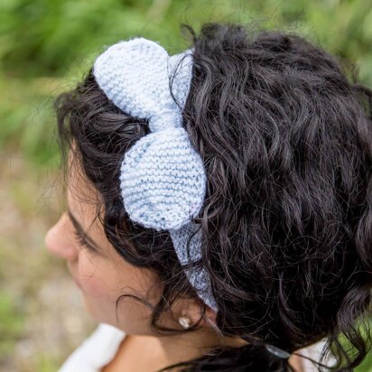 Little Bow Headband - knitting pattern