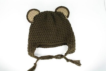 Bear Earflap Hat