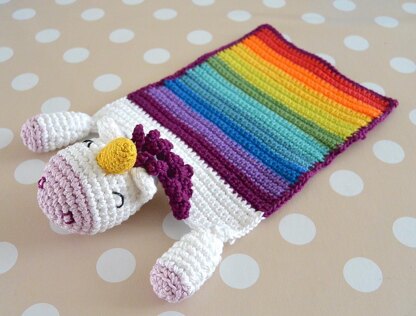 Snuggle Blanket Unicorn / Schnuffeltuch Einhorn