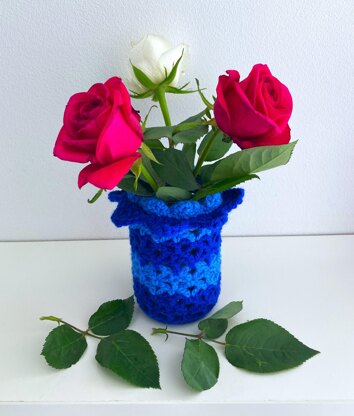 Flower top jar cover II by HueLaVive