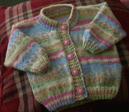 Baby Sweater in Sirdar baby Crofter
