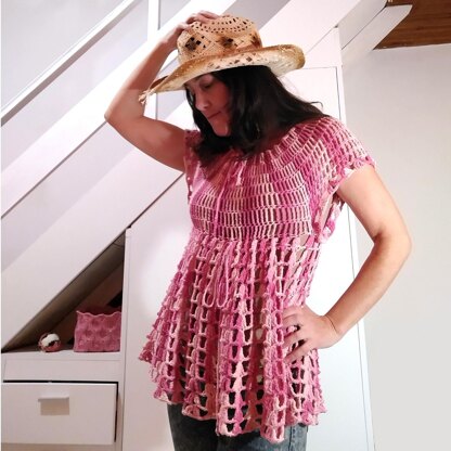 Crochet blouse pattern (English y Español)