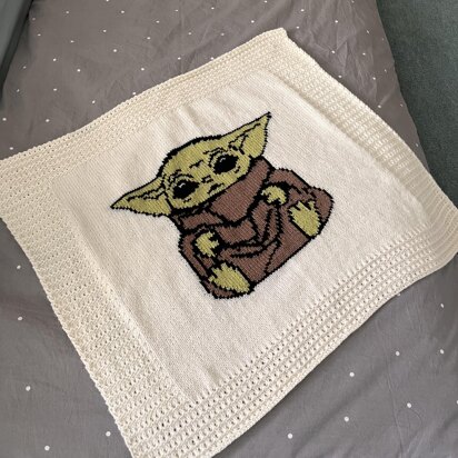 Baby Yoda Baby Blanket