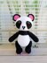 Amigurumi cute bear panda