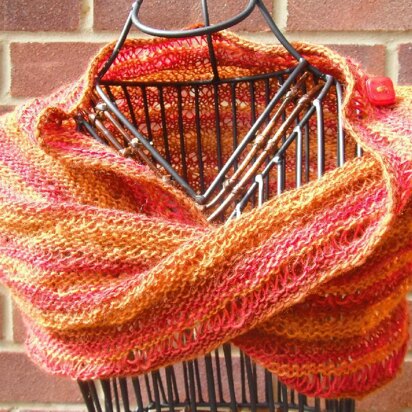 Fiery Moebius Cowl